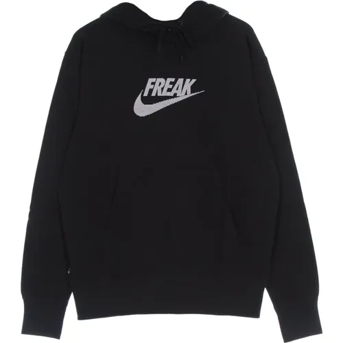 Hoodies, male, , Size: 2XL Freak Lightweight Hooded Sweatshirt /White - Nike - Modalova