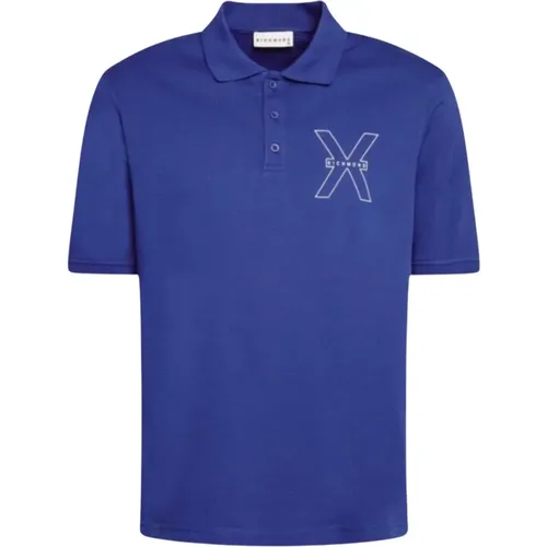 Herren Polo Shirt , Herren, Größe: L - John Richmond - Modalova