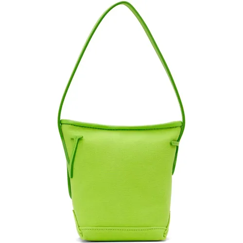 Shoulder Bags, male, , Size: ONE SIZE Canvas Logo Appliqué Mini Bag - JW Anderson - Modalova