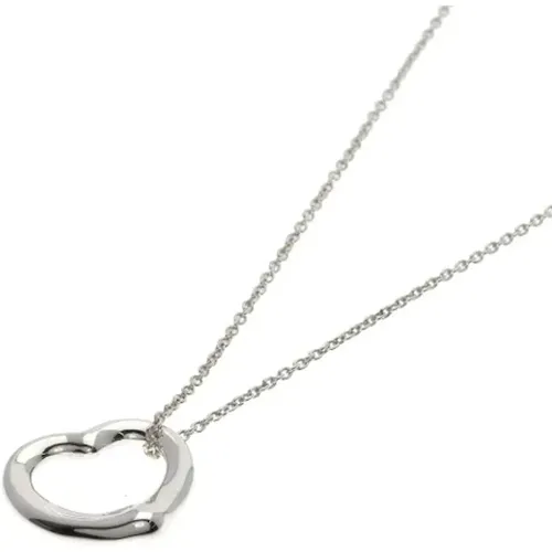 Pre-owned Jewellery, female, , Size: ONE SIZE Pre-owned Silver necklaces - Tiffany & Co. Pre-owned - Modalova