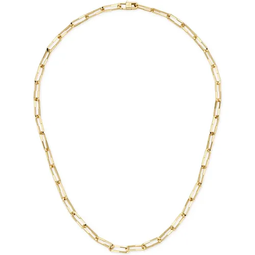 Ybb745654002 Link to Love necklace in 18kt gold , female, Sizes: ONE SIZE - Gucci - Modalova