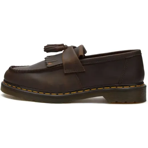 Adrian Loafers Leather Dark , male, Sizes: 10 UK, 8 UK - Dr. Martens - Modalova