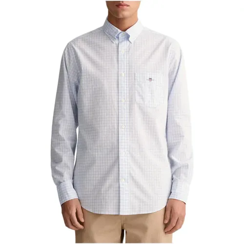 Gingham Shirt , male, Sizes: 3XL, XL - Gant - Modalova