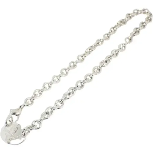 Pre-owned Jewellery, female, , Size: ONE SIZE Pre-owned Silver necklaces - Tiffany & Co. Pre-owned - Modalova