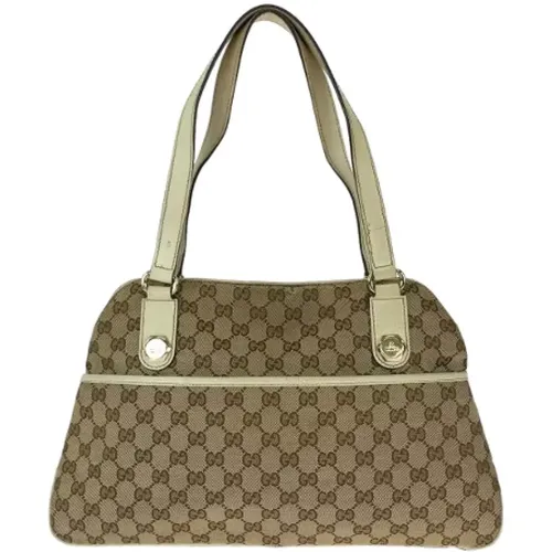 Pre-owned Shoulder Bags, female, , Size: ONE SIZE Pre-owned Canvas gucci-bags - Gucci Vintage - Modalova