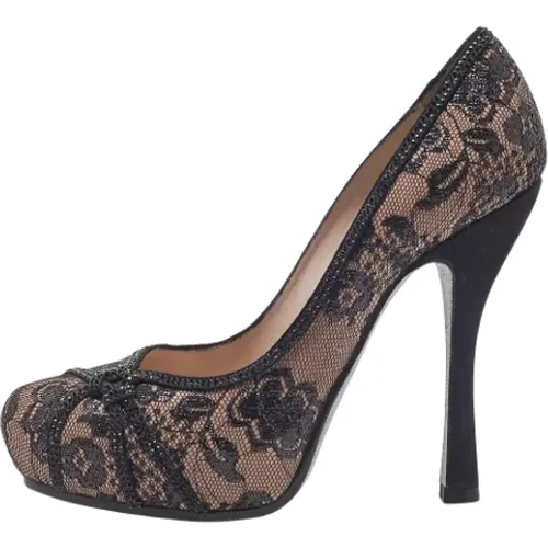 Pre-owned Pumps, female, , Size: 7 US Pre-owned Lace heels - René Caovilla Pre-owned - Modalova