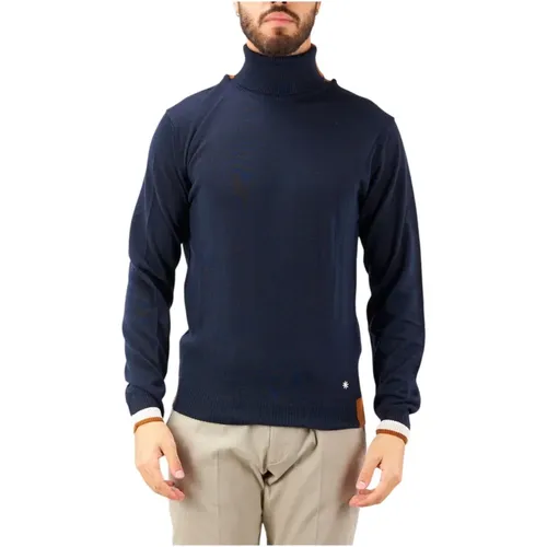 Turtlenecks, male, , Size: 2XL High Neck Sweater - Manuel Ritz - Modalova