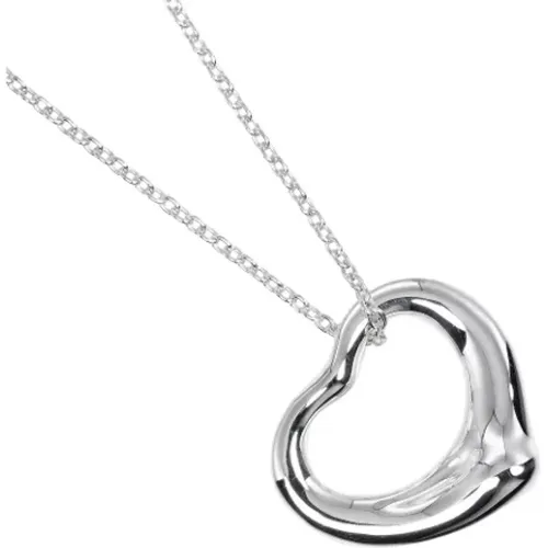 Pre-owned Jewellery, female, , Size: ONE SIZE Pre-owned Silver necklaces - Tiffany & Co. Pre-owned - Modalova