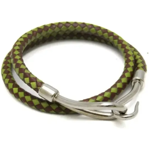 Pre-owned Jewellery, female, , Size: ONE SIZE Pre-owned Leather bracelets - Hermès Vintage - Modalova