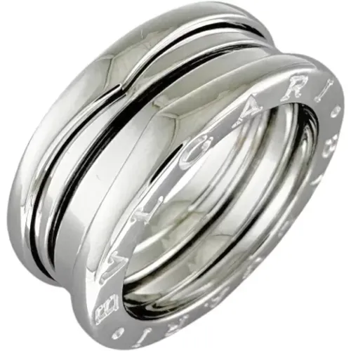 Pre-owned Jewellery, female, , Size: ONE SIZE Pre-owned White Gold rings - Bvlgari Vintage - Modalova