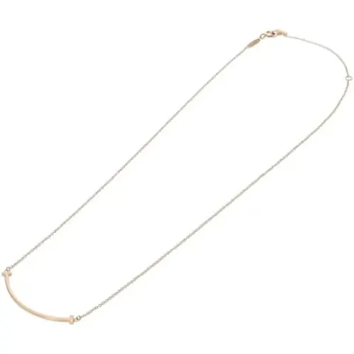 Pre-owned Jewellery, female, , Size: ONE SIZE Pre-owned Rose Gold necklaces - Tiffany & Co. Pre-owned - Modalova