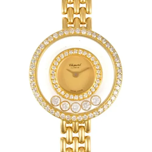 Pre-owned Watches, female, , Size: ONE SIZE Pre-owned Gold watches - Chopard Pre-owned - Modalova