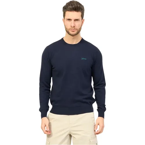 Cotton Sweater Slim Fit , male, Sizes: M, 2XL, XL, L, S - Guess - Modalova