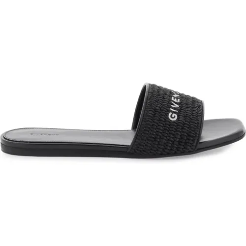 Raffia slides , female, Sizes: 4 UK, 2 1/2 UK, 3 1/2 UK - Givenchy - Modalova