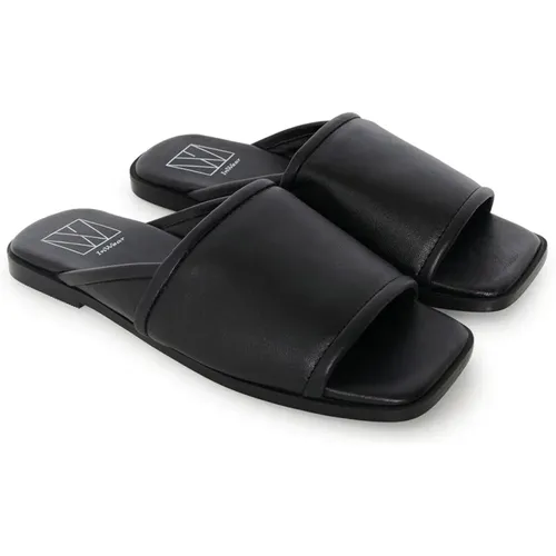 Leather Slide Sandals , female, Sizes: 4 UK, 7 UK, 6 UK, 5 UK - InWear - Modalova