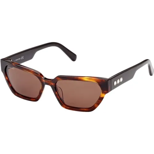 Havana/ Sunglasses SK0354,Sunglasses Sk0354 - Swarovski - Modalova