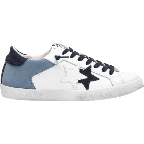 Sneakers, male, , Size: 7 US Leather Star Sneakers Men - 2Star - Modalova