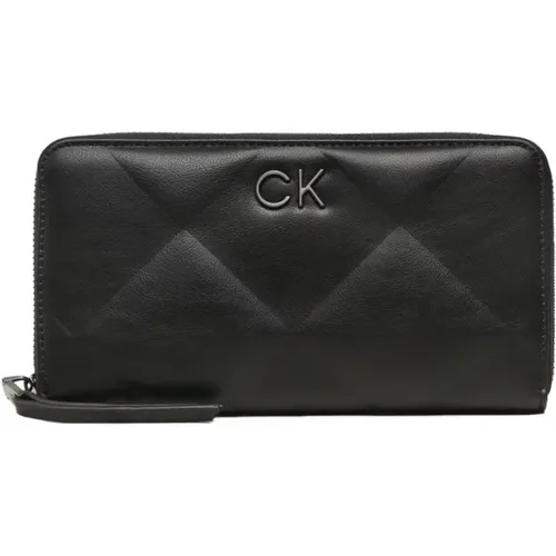 Wallets & Cardholders, female, , Size: ONE SIZE Quilted PU Leather Wallet - Calvin Klein - Modalova