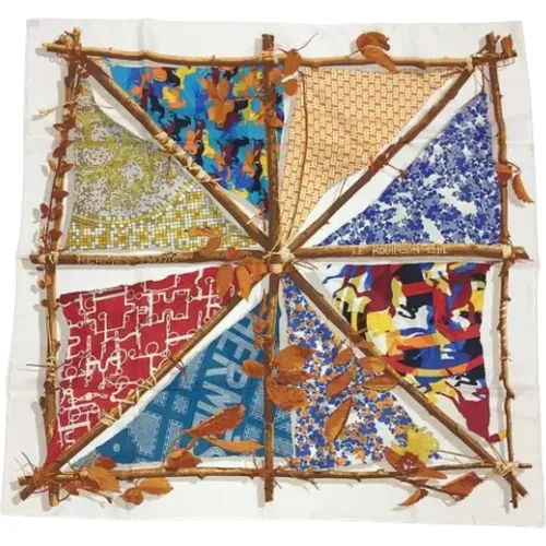 Pre-owned Scarves, female, , Size: ONE SIZE Pre-owned Silk scarves - Hermès Vintage - Modalova