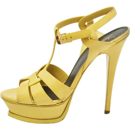 Pre-owned Leder sandals - Yves Saint Laurent Vintage - Modalova