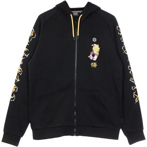 Zip-throughs, male, , Size: M Goku Super Saiyan Zip Hoodie - Dolly Noire - Modalova