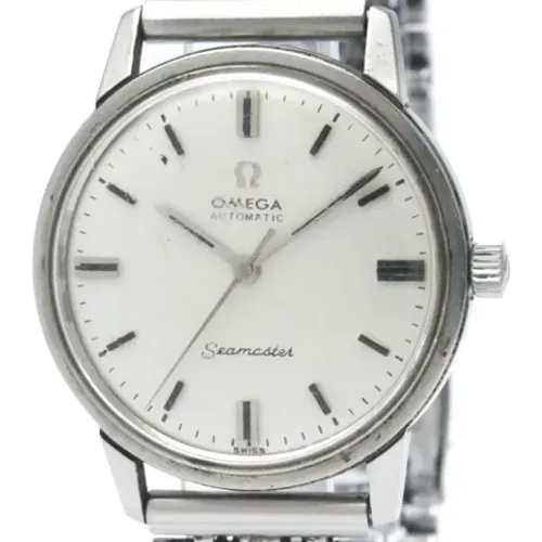 Pre-owned Stainless Steel watches , male, Sizes: ONE SIZE - Omega Vintage - Modalova