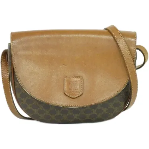 Pre-owned Cross Body Bags, female, , Size: ONE SIZE Pre-owned Canvas celine-bags - Celine Vintage - Modalova