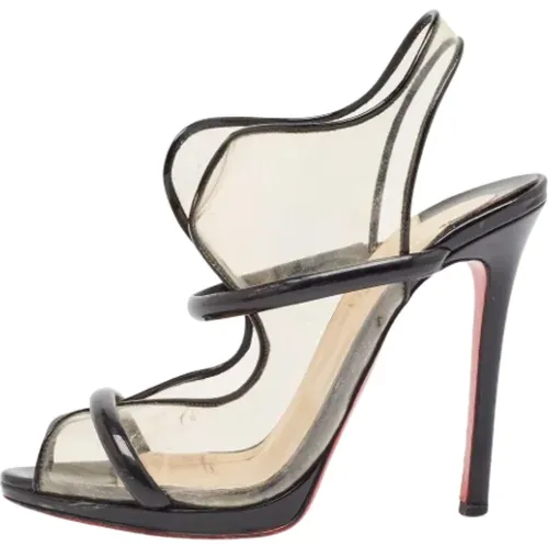 Pre-owned Sandals, female, , Size: 7 US Pre-owned Leather sandals - Christian Louboutin Pre-owned - Modalova