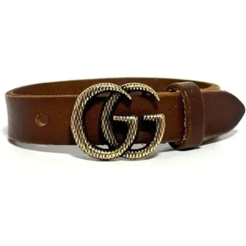 Pre-owned Leather bracelets , female, Sizes: ONE SIZE - Gucci Vintage - Modalova