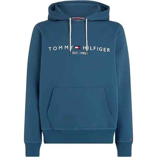 Hoodies, male, , Size: 2XL Sweater Cotton/Polyester Blend Regular Fit - Tommy Hilfiger - Modalova