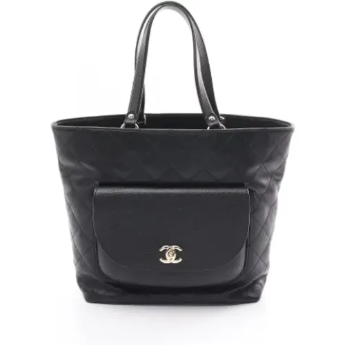 Pre-owned Tote Bags, female, , Size: ONE SIZE Pre-owned Leather chanel-bags - Chanel Vintage - Modalova