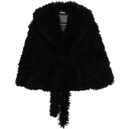 Faux Fur & Shearling Jackets, female, , Size: 2XS 114647100 Faux Fur Jacket - Rotate Birger Christensen - Modalova