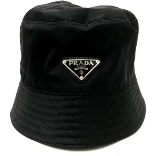 Pre-owned Accessories, female, , Size: ONE SIZE Pre-owned Nylon hats - Prada Vintage - Modalova