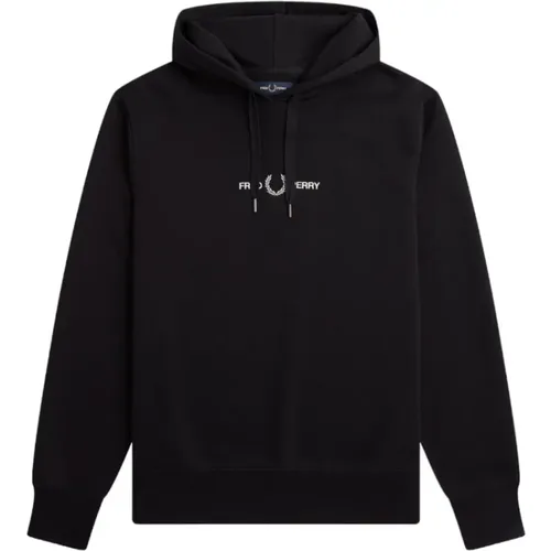 Stylischer Fleece-Pullover , Herren, Größe: XL - Fred Perry - Modalova