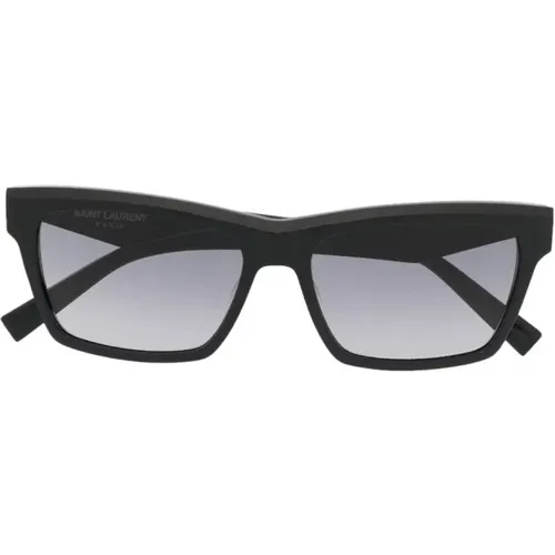 Square-frame Sunglasses with YSL Logo , unisex, Sizes: ONE SIZE - Saint Laurent - Modalova