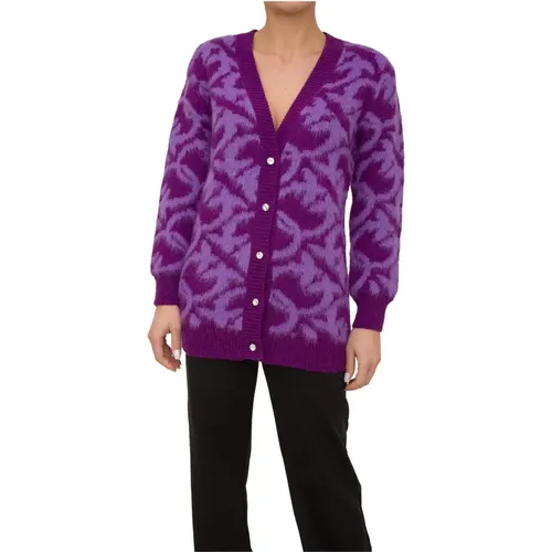 Cardigans, female, , Size: XS Stylish Cardigan for a Chic Look - pinko - Modalova