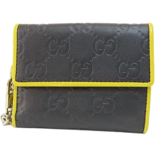 Pre-owned Wallets, female, , Size: ONE SIZE Pre-owned Leather wallets - Gucci Vintage - Modalova