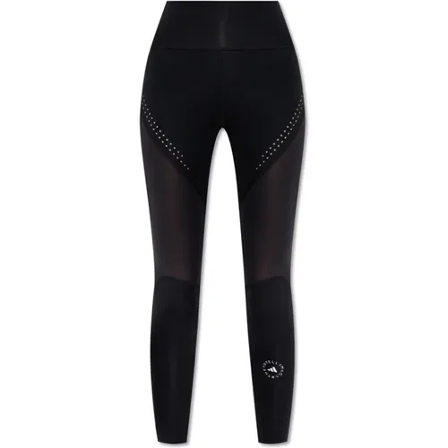 Leggings mit hoher Taille , Damen, Größe: M - adidas by stella mccartney - Modalova