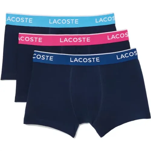 Er-Pack Stretch-Baumwollboxer - Blau , Herren, Größe: 2XL - Lacoste - Modalova