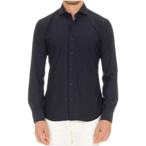 Tailored Cotton Shirt , male, Sizes: L, M, XL - Barba - Modalova