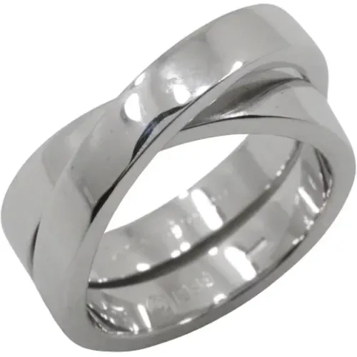 Pre-owned Jewellery, female, , Size: ONE SIZE Pre-owned White Gold rings - Cartier Vintage - Modalova