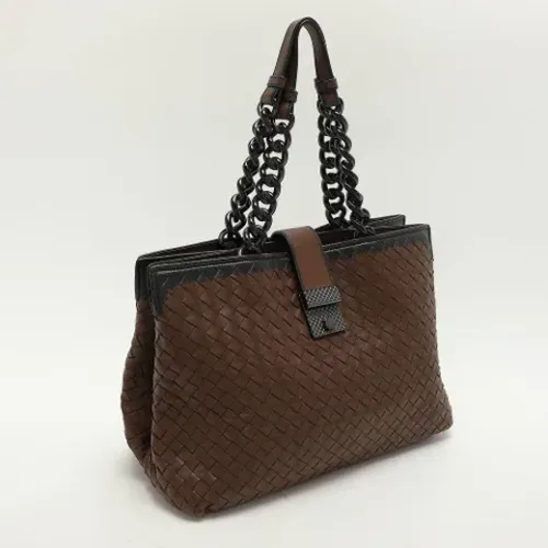 Pre-owned Leather handbags , female, Sizes: ONE SIZE - Bottega Veneta Vintage - Modalova