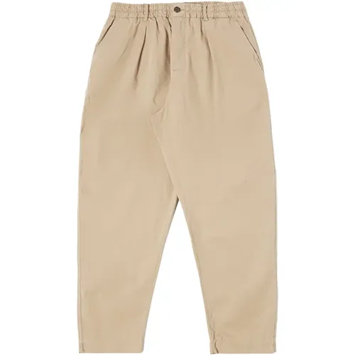 Comfortable Pleated Track Pants , male, Sizes: W30, W34 - Universal Works - Modalova
