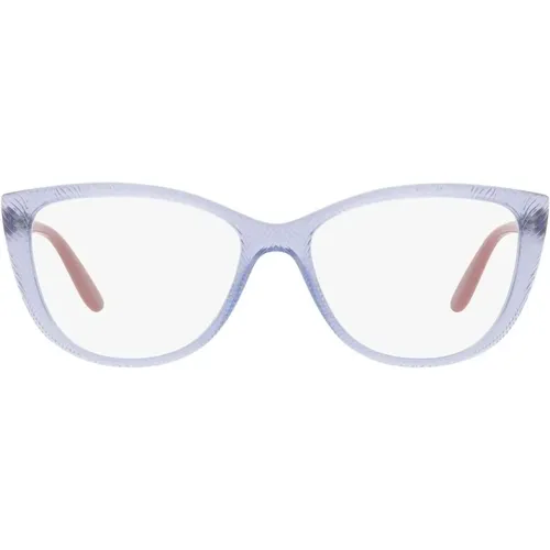 Transparent Violet Eyewear Frames , female, Sizes: 54 MM - Vogue - Modalova
