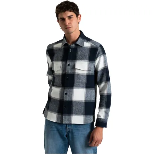 Baumwoll Overshirt , Herren, Größe: S - drykorn - Modalova