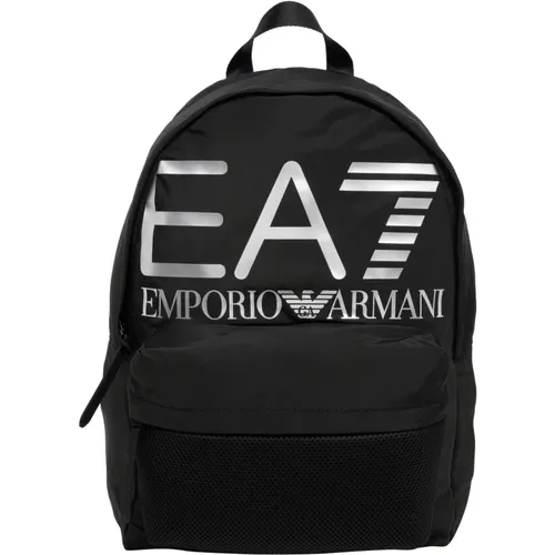 Stilvoller Rucksack mit Reißverschluss - Emporio Armani EA7 - Modalova