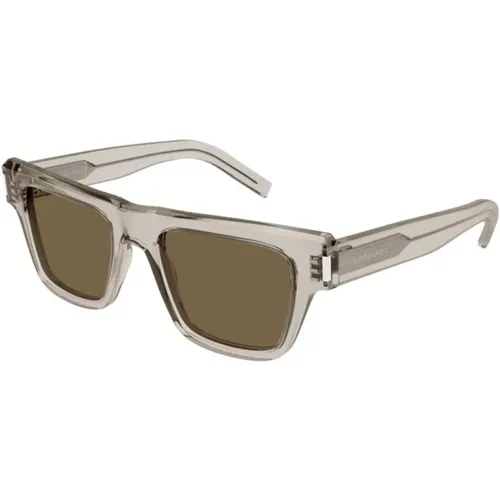 Brown Sunglasses SL 469 017 , unisex, Sizes: 51 MM - Saint Laurent - Modalova