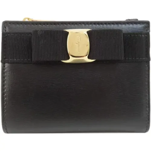 Pre-owned Wallets, female, , Size: ONE SIZE Pre-owned Leather wallets - Salvatore Ferragamo Pre-owned - Modalova