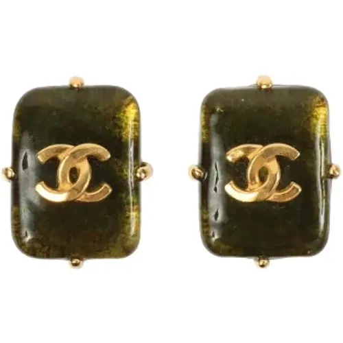 Pre-owned Fabric earrings , female, Sizes: ONE SIZE - Chanel Vintage - Modalova