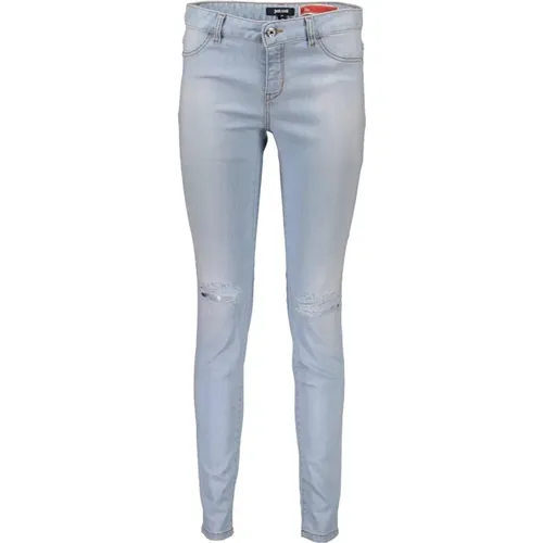 Faded Worn Cotton Jeans - Just Cavalli - Modalova